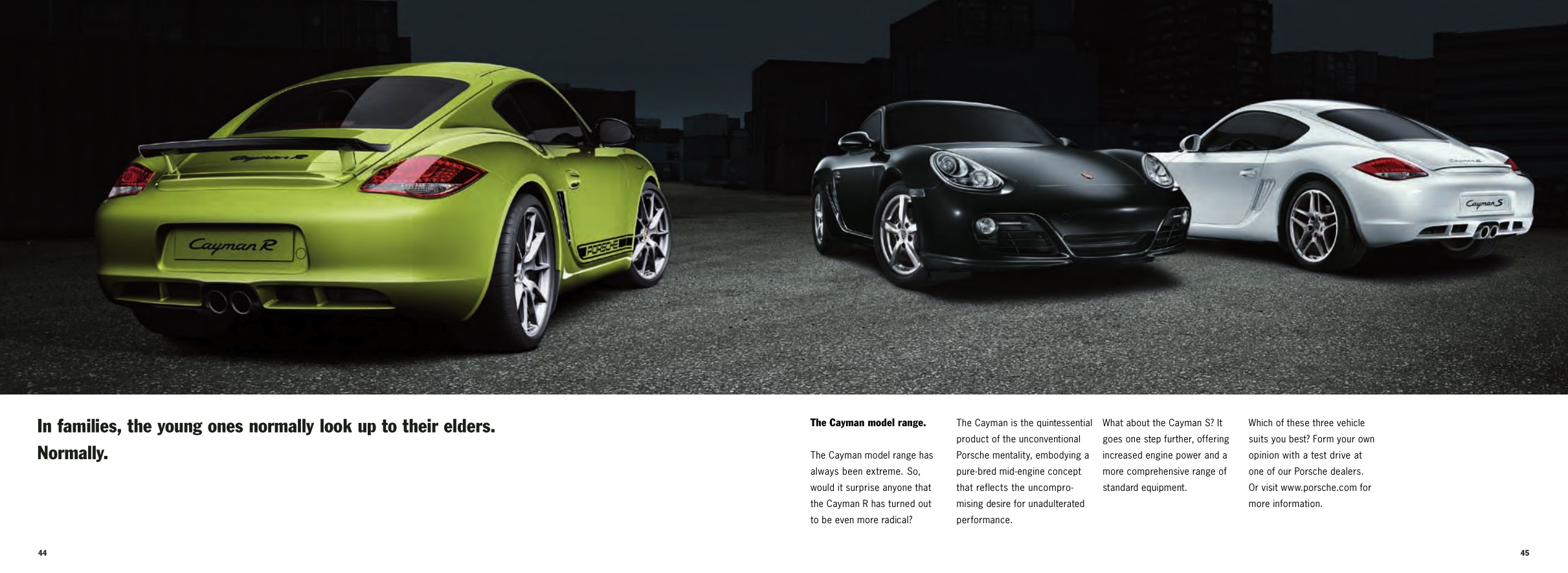 2011 Porsche Cayman R Brochure Page 8